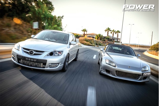 Mazda 3 MPS 530WHP vs Honda S2000 500Ps